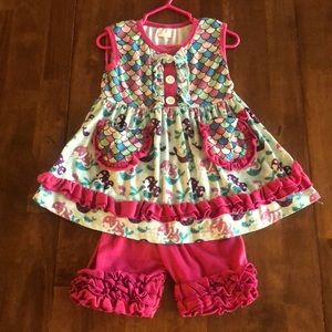 Mermaid Boutique Style Set 2T